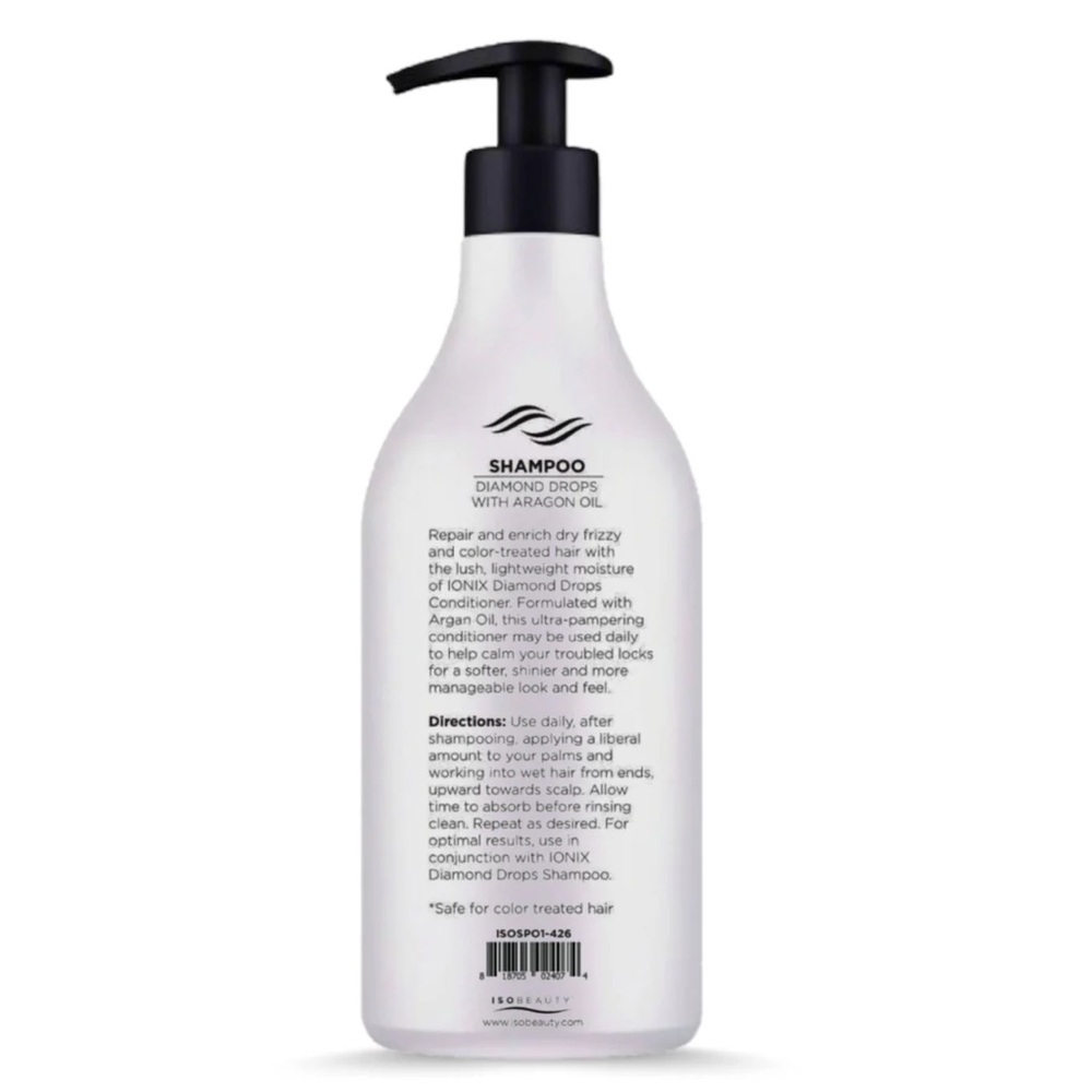 IONIX Diamond Drops
Shampoo w/Argan Oil 1000ml - Picture 2 of 2
